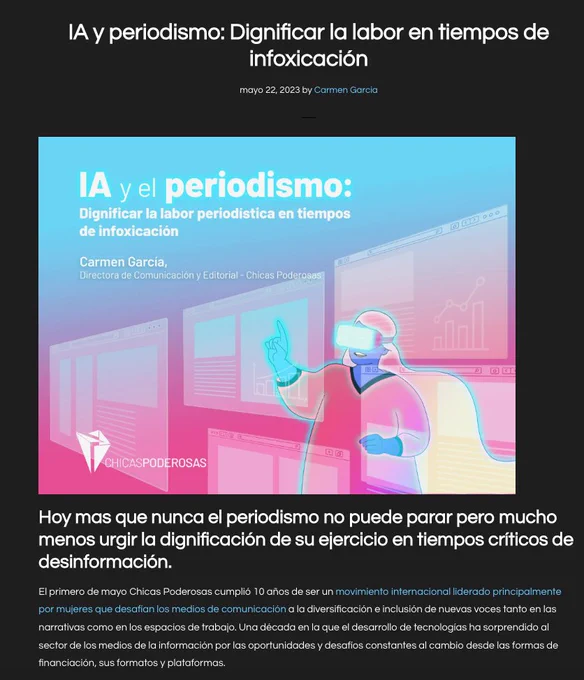 IA y periodismo: Dignificar la labor en tiempos de infoxicación