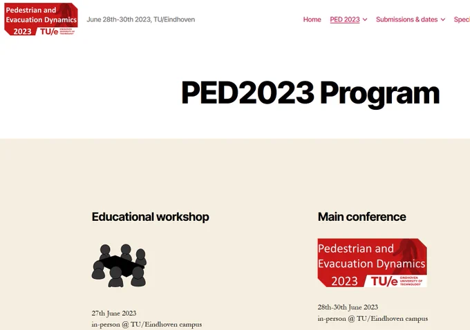 PED23 preliminary programme now online
