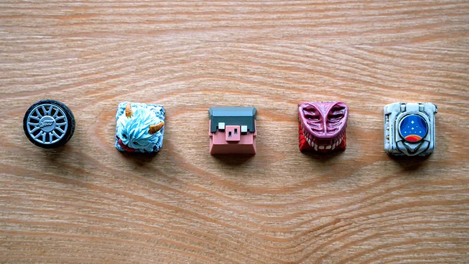 Touches customisées Forza, League of Legends, Minecraft, Redfall et Starfield