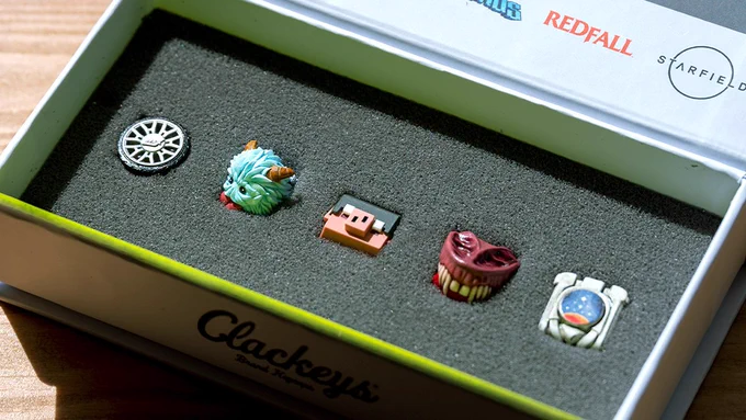 Touches customisées Forza, League of Legends, Minecraft, Redfall et Starfield