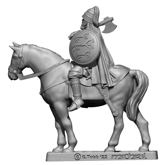MZ712 Northmen Prince Resin Miniature