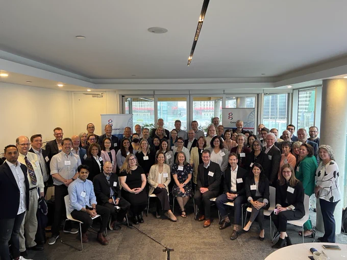 Group shot of meeting participants