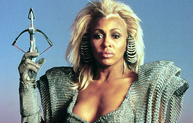 Tina Turner in Mad Max Beyond Thunderdome.