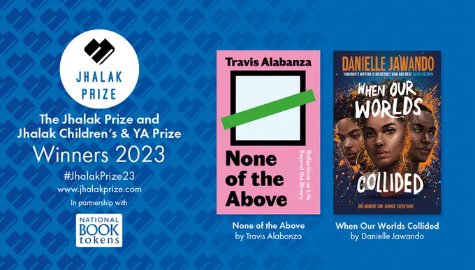 Image card with jackets for the winners on the right and identifying text and logos on the left