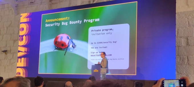 Security Bug Bounty program  slide