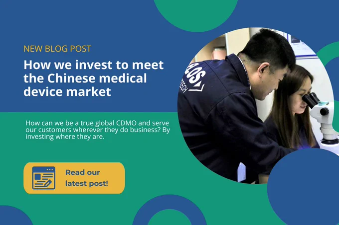 As a trusted #CDMO, we have noticed an uptick in demand for our #development and #manufacturing services.

In the next two years, we will invest approximately 50 million CNY in our Chinese production site 🇨🇳

Read the blog post here 👉https://elosmedtech.com/investing-to-meet-the-demand-in-the-chinese-medical-device-market/