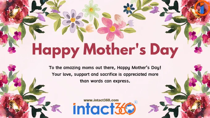Happy Mother's Day to the most important women in our lives. We are grateful for all that you do and all that you are

Your love, guidance, and support mean everything to us. We salute you today and every day. 

#Intact360 #Fasteners #Mothersday #2023 #May14th #Mother