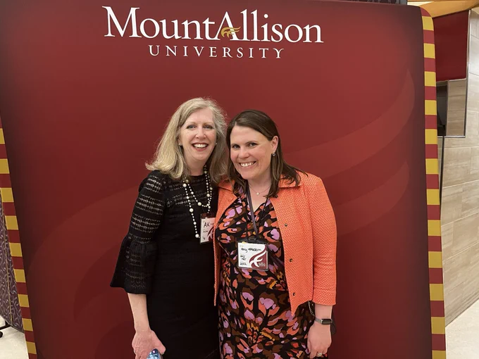 AK and I - alumni board friends for life!