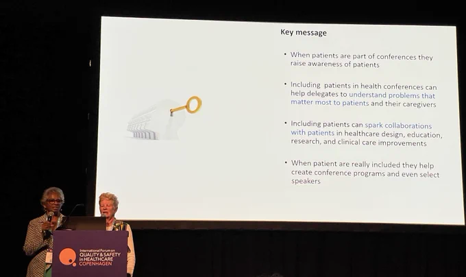 Including patients in health conferences can help delegates to understand problems that matter most to patients and their caregivers