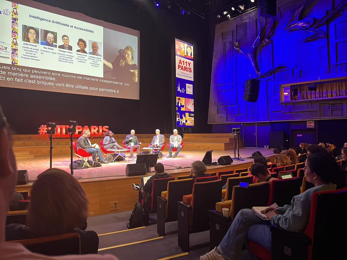 Table ronde sur l’accessibilité animé par Anthony