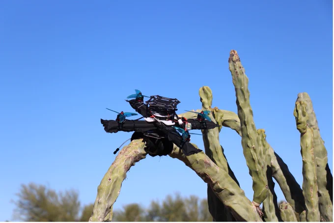 Arizona State University Associate Professor Wenlong Zhang and his team have developed a first-of-its-kind quadrotor drone.
