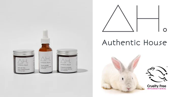 Authentic House is now Leaping Bunny approved. 