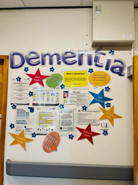 Ward 5 dementia display board 