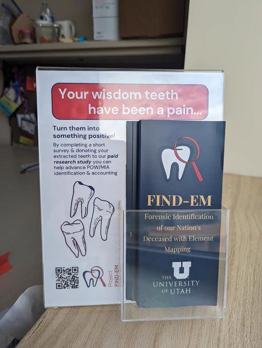 Photo of brochure stand