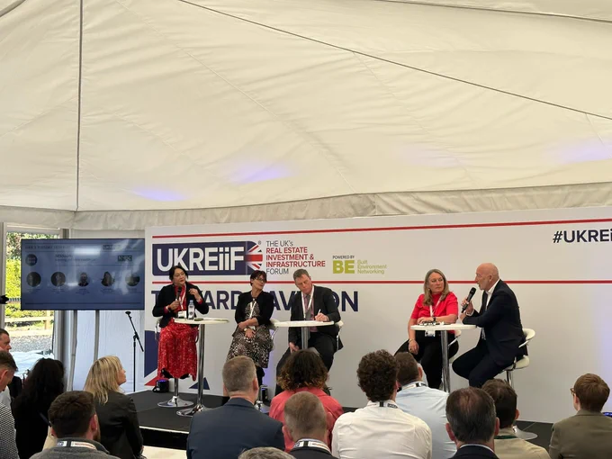 Wolverhampton Council CEO Tim Johnson on the UKREiiF Reviving Industrial Heartlands panel.
