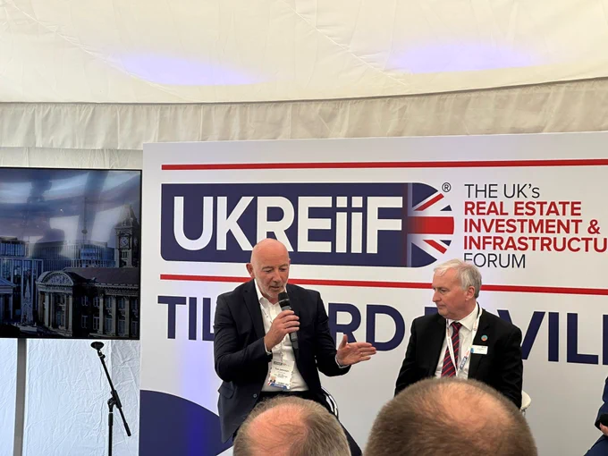 Wolverhampton Council CEO Tim Johnson on 3 Cities panel at UKREiiF.