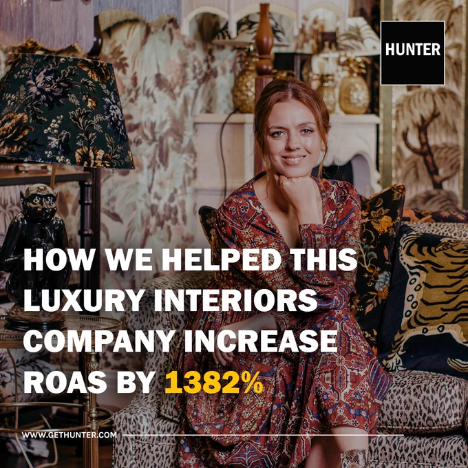 House of Hackney, interior design fashion house london based NYC Hunter Digital paid advertising