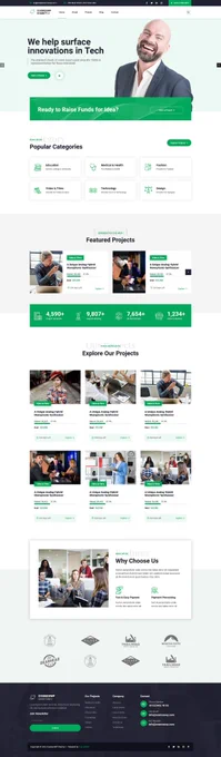 WordPress Theme Template Kits - Aludra CosmosWP Charity Template Kit