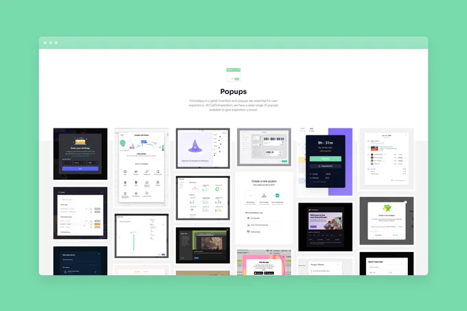 CallToInspiration › Popups / Modals