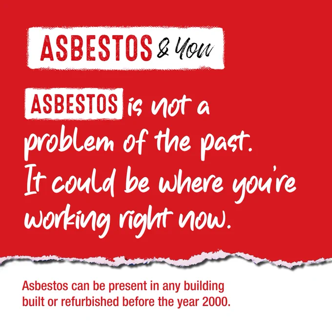 Asbestos is not a problem of the past, it could be where you're working right now.