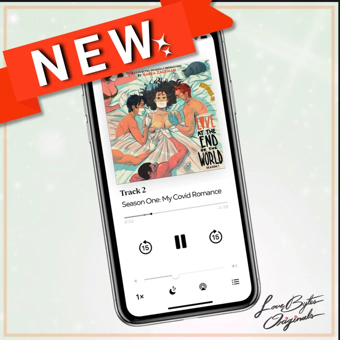 New book release! A NEW romance audiobook series Love at the End of the World: My Covid Romance by Love Bytes Originals