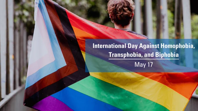 International Day against Homophobia, Transphobia and Biphobia. May 17. 