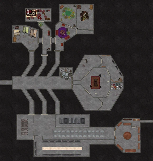 The Vault from Citadel Altaerin, a dungeon for the Pathfinder second edition module Hellknight Hill