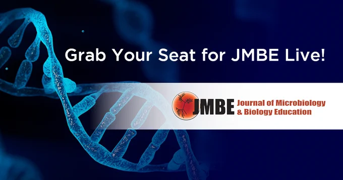 Register for the next free JMBE Live! webinar on May 19 at 1 pm EDT.