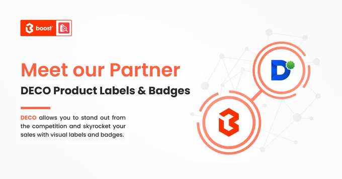 Boost Commerce x DECO Product Labels & Badges partnership