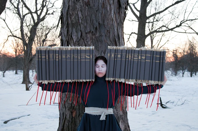 Time's Gravity by Meryl McMaster (from Dark Mountain: Issue 16 - REFUGE)