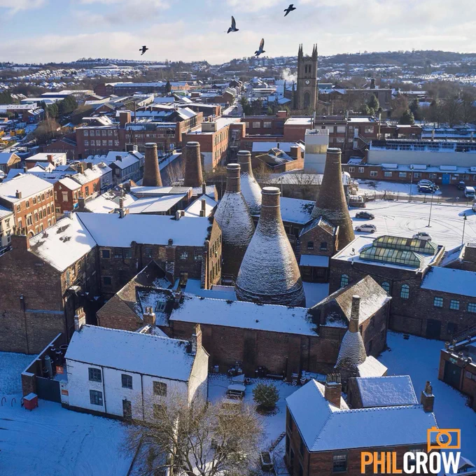 Photo of Longton and bottle ovens. A new photographic exhibition by Phil Crow opens at the museum on Saturday 27 May. The display showcases the 47 remaining bottle ovens and kilns, spread across 27 locations, across the Potteries. Celebrating the heritage of the Potteries, this exhibition shows the dark beauty of a bygone industry juxtaposed with photographs from the Warrillow Collection, that depict a thriving industry back in its heyday. Free with normal admission charges.