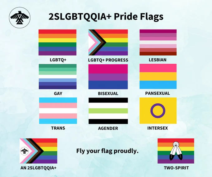This month we celebrate and honour Indigenous History Month & the 2SLGBTQQIA  community together for #WorldPrideMonth. You are strong, resilient and you belong here.   Share these uplifting messages with your community! #UnitedWeShine