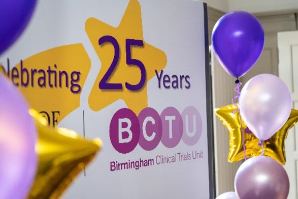 Birmingham Clinical Trial Unit's 25th birthday celebrations in 2022.