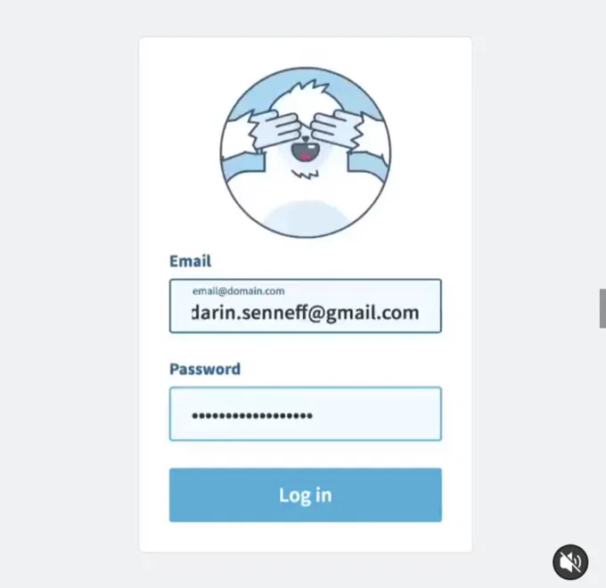 Login del yeti con más años que un bosque ya