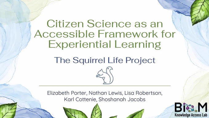 Title slide with co-authors nathan lewis, lisa robertson, karl cottenie