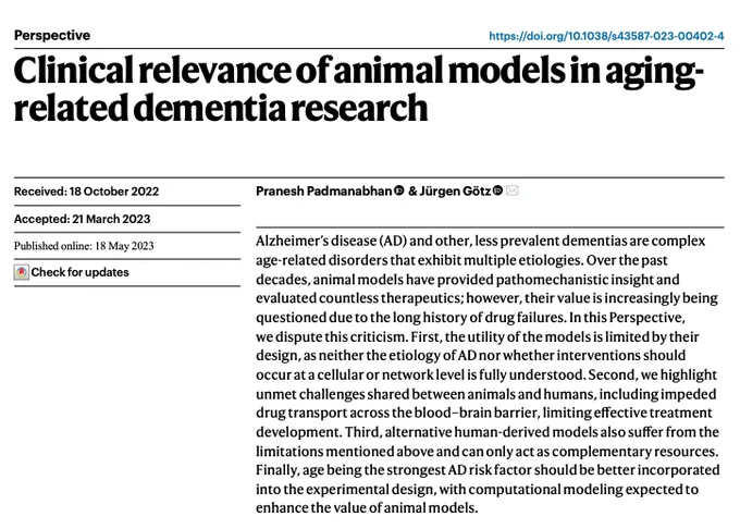 Nature Aging - Focus on Dementia