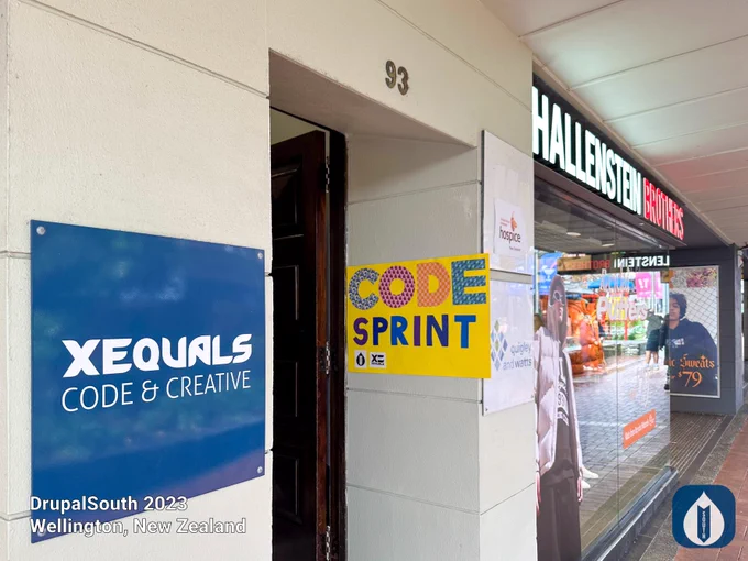 💧 DrupalSouth 2023 code sprint if off to a great start! 
💧 Big thank you PreviousNext for sposoring the event and Xequals for cosy venue.