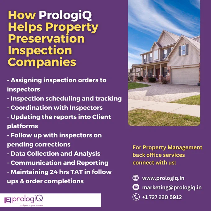 How PrologiQ Helps Property Preservation Inspection Companies