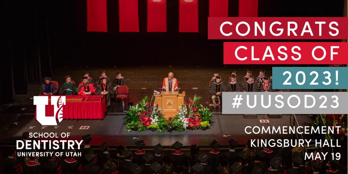 Dean Hume speaking at the convocation ceremony in 2022 at Kingsbury Hall