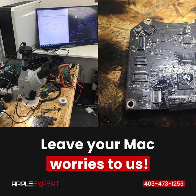 Leave your Mac worries to the experts at Apple Expert! So you can focus on what truly matters! 💻✨

From diagnosing the problem to delivering swift and reliable solutions, we've got the expertise to ensure your Mac is in perfect working order. 💻👍💯

Contact us 👇

🌐: https://appleexpert.ca/
Link in Bio.
IG: @apple_expert_calgary
.
.
.
.
#appleexpert #appleexperts #appleexpertcalgary #mobilerepair #ipadrepair #applerepair #smartphones #datarecovery #applenews #yyc #yycnow #macbook #macbookrepair #appleexpert #appleexpertcalgary #alberta411 #albertacanada #yyc #yycnow #yyctoday #macbook #macbookrepair #macbookrepairs #appleexpertab #apple #mac #macbookpro