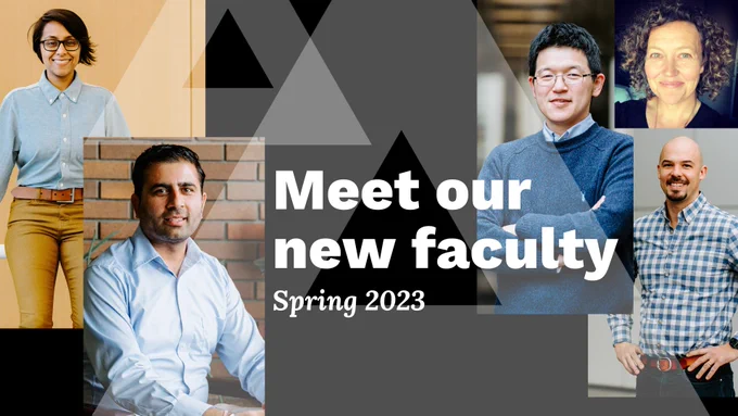 Meet our new faculty - Spring 2023
