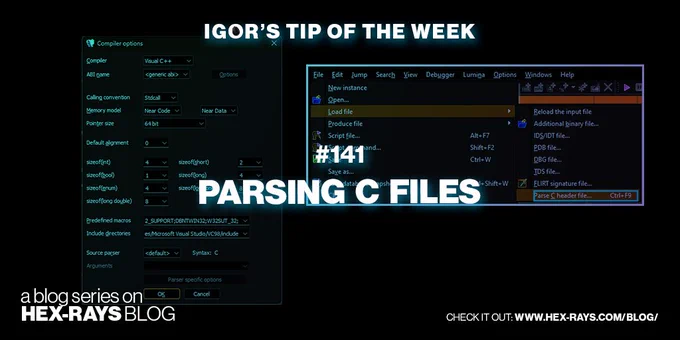 Igor’s tip of the week #141: 141: Parsing C files
