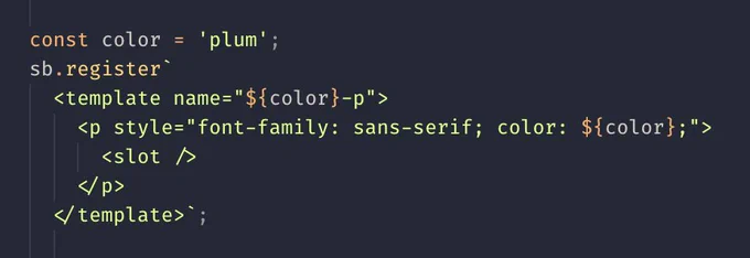 sb.register being used as a tag function