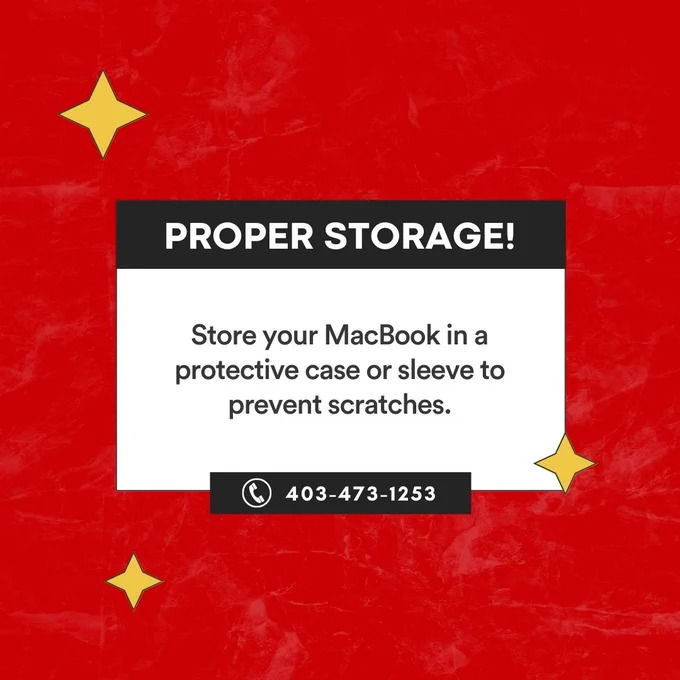 Keep Your MacBook Safe and Scratch-Free with Proper Storage! Give your MacBook the protection it deserves by storing it in a high-quality case or sleeve.💯

Avoid unsightly scratches and dents that can diminish its sleek appearance. Take the first step towards preserving your MacBook's pristine condition and choose the perfect storage option today! 💼✨

Contact us 👇

🌐: https://appleexpert.ca/
Link in Bio.
IG: @apple_expert_calgary
.
.
.
.
#appleexpert #appleexperts #appleexpertcalgary #mobilerepair #ipadrepair #applerepair #smartphones #datarecovery #applenews #yyc #yycnow #macbook #macbookrepair #appleexpert #appleexpertcalgary #alberta411 #albertacanada #yyc #yycnow #yyctoday #macbook #macbookrepair #macbookrepairs #appleexpertab #apple #mac #macbookpro