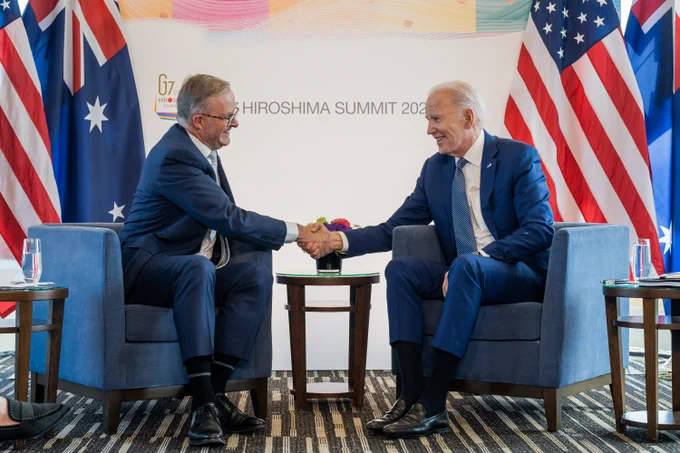 President Biden meets with Prime Minister Anthony Albanese.
