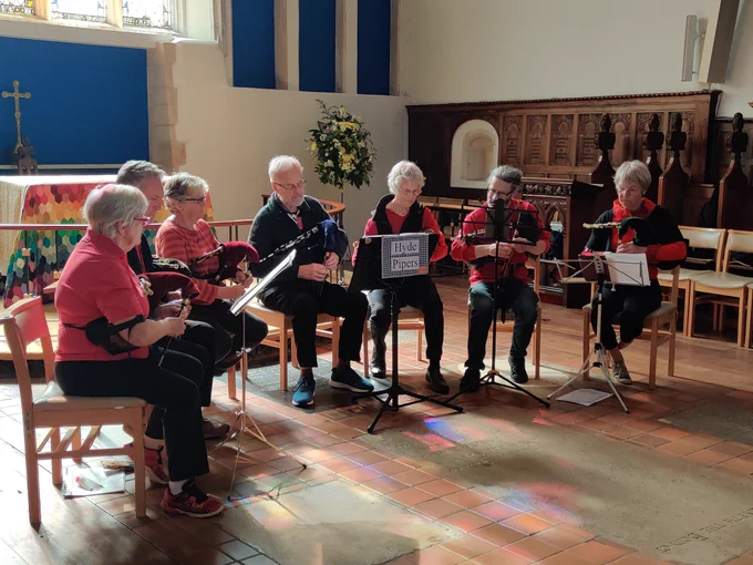 Hyde Pipers at Winchester Mayfest today