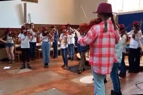 FolkActive Youth Ensemble at Winchester Mayfest today 