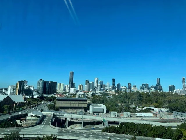 Brisbane skyline on a sunny day