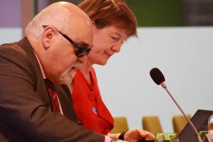 Photo of Yannis Vardakastanis and Catherine Naughton
