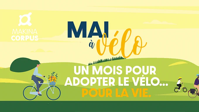 Makina Corpus & Mai à Vélo : aujourd'hui à 17h les Makiniens s'élanceront à vélo 🚴‍♀️ pour 30 km autour de la Loire au départ de Nantes, le Makina Mai à Vélo 2023